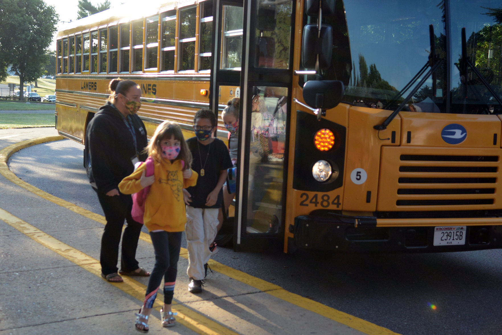 First day of school 2020 in Baraboo